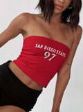 SDSU Tube Top Red
