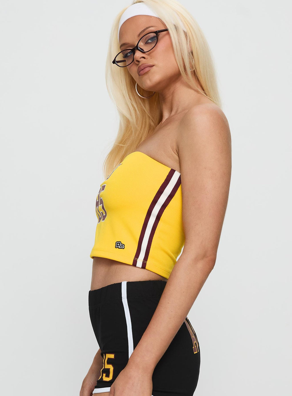 ASU Jersey Tube Top Gold
