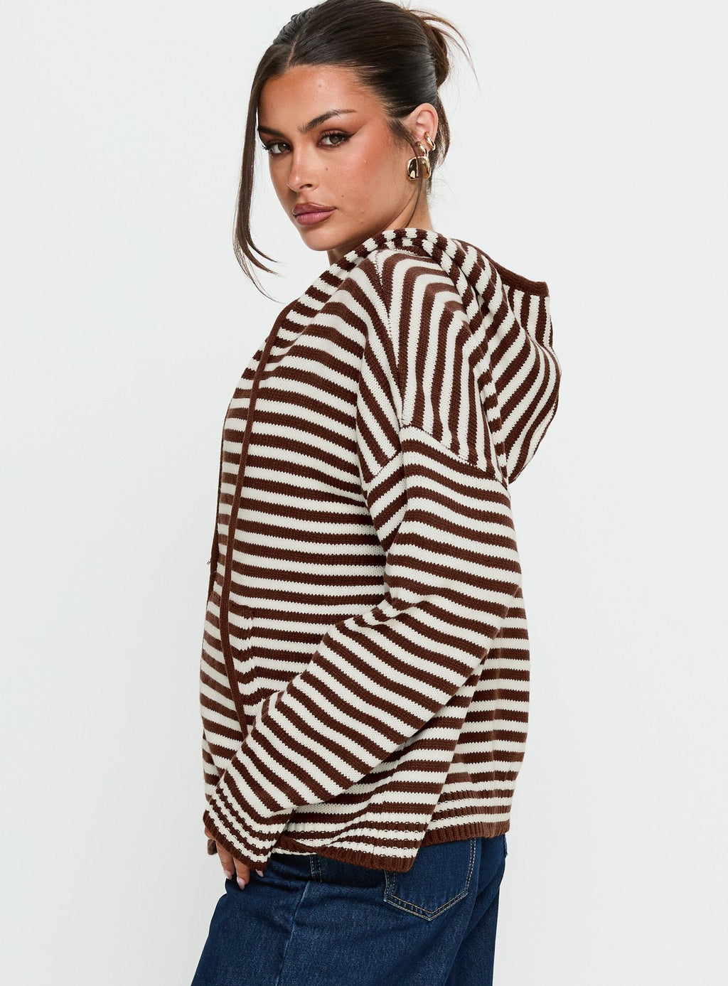 Brienna Zip Jacket Brown