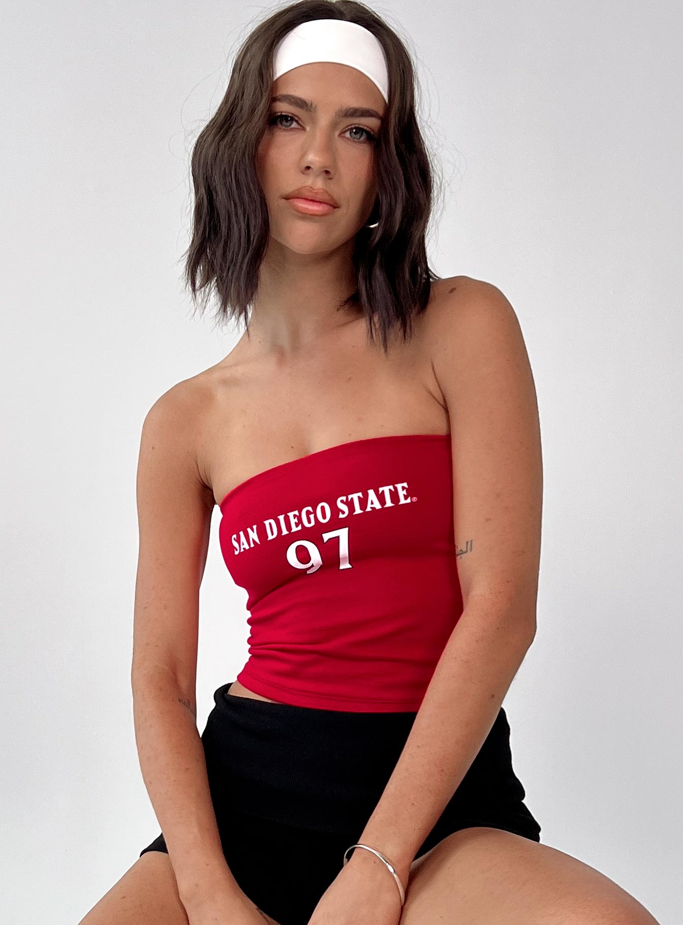 SDSU Tube Top Red