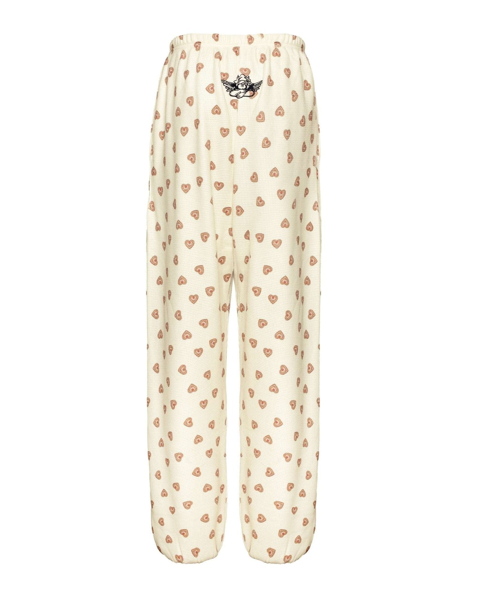 Boys Lie Heavenly Room Service PJ Printed Kimmy Pants as seen on Megan Fox