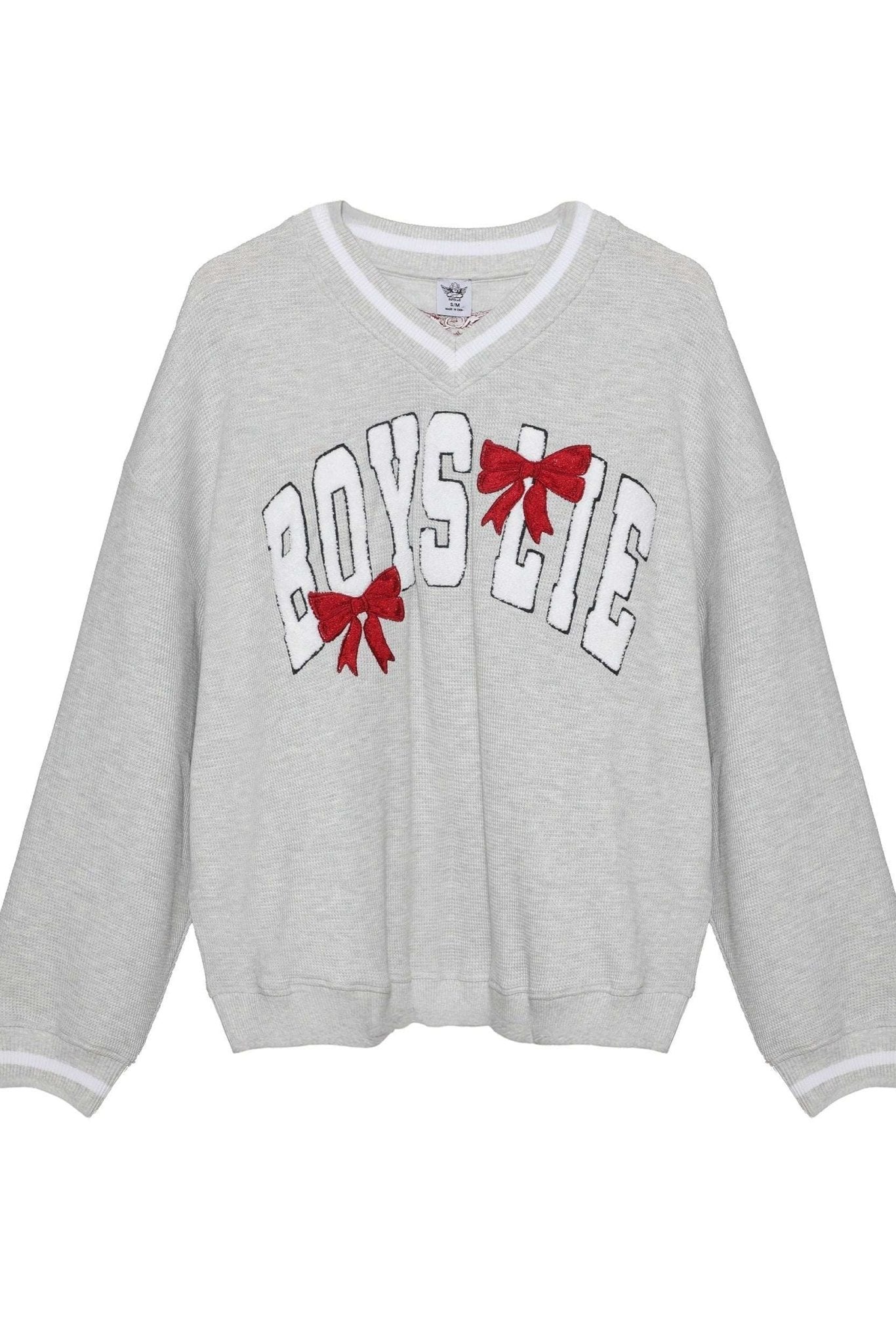 Boys Lie Wrap Me In a Bow Hayley Sweater