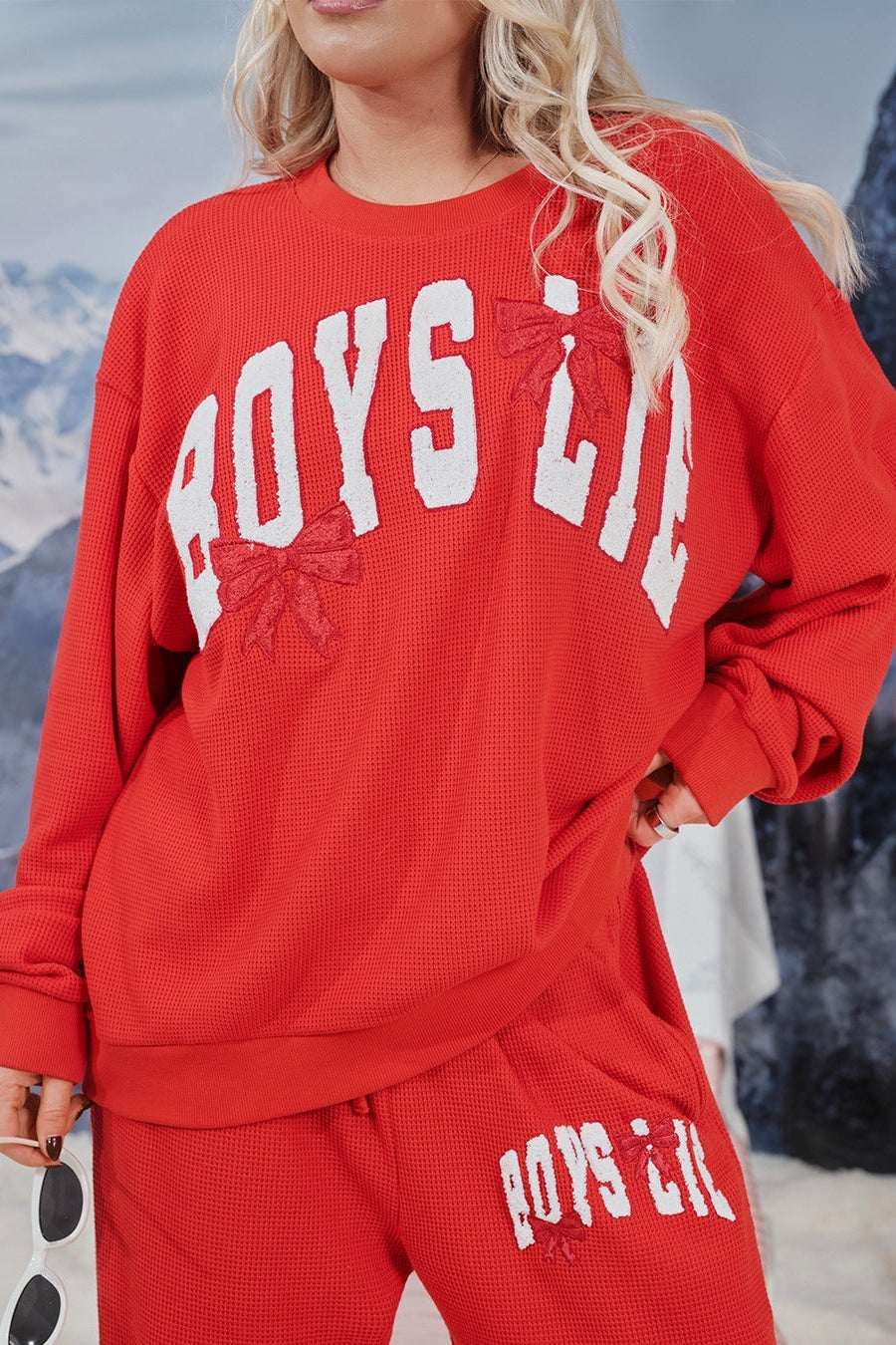 Boys Lie Wrap Me In a Bow Kara Sweater