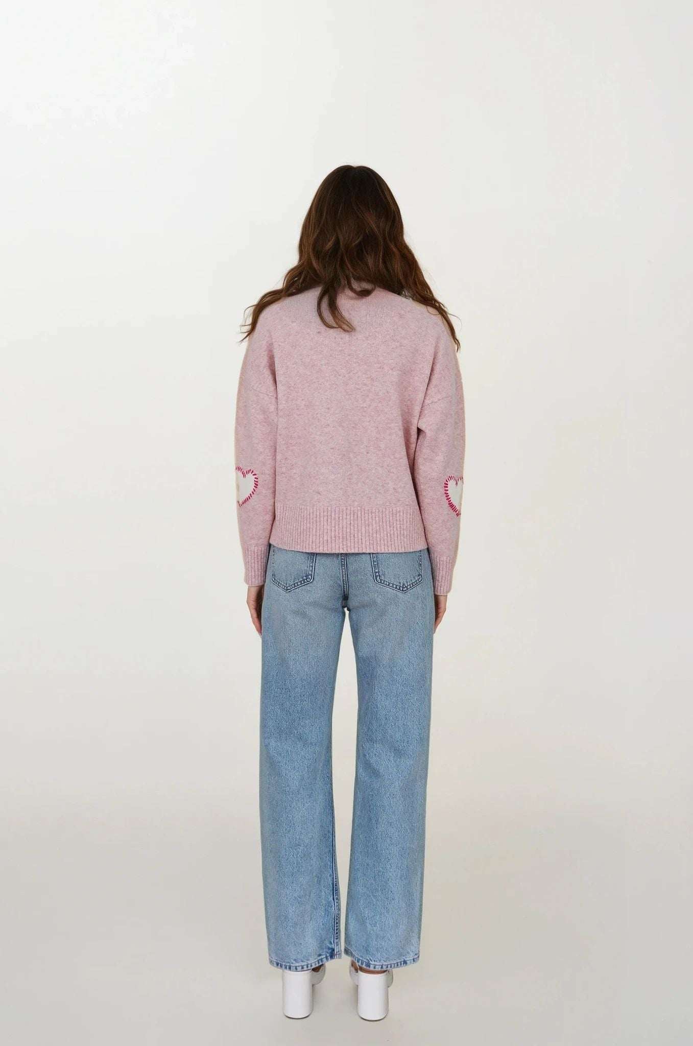 CHRLDR Sweetheart V Neck Perfect Sweater