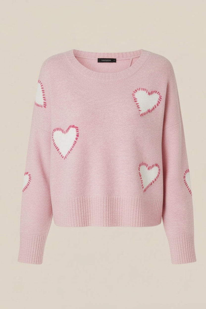 CHRLDR Sweetheart V Neck Perfect Sweater
