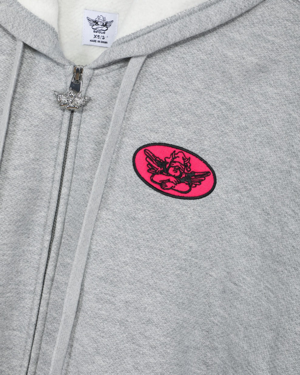 Boys Lie Cupids Club Harley Zip Up Sweater