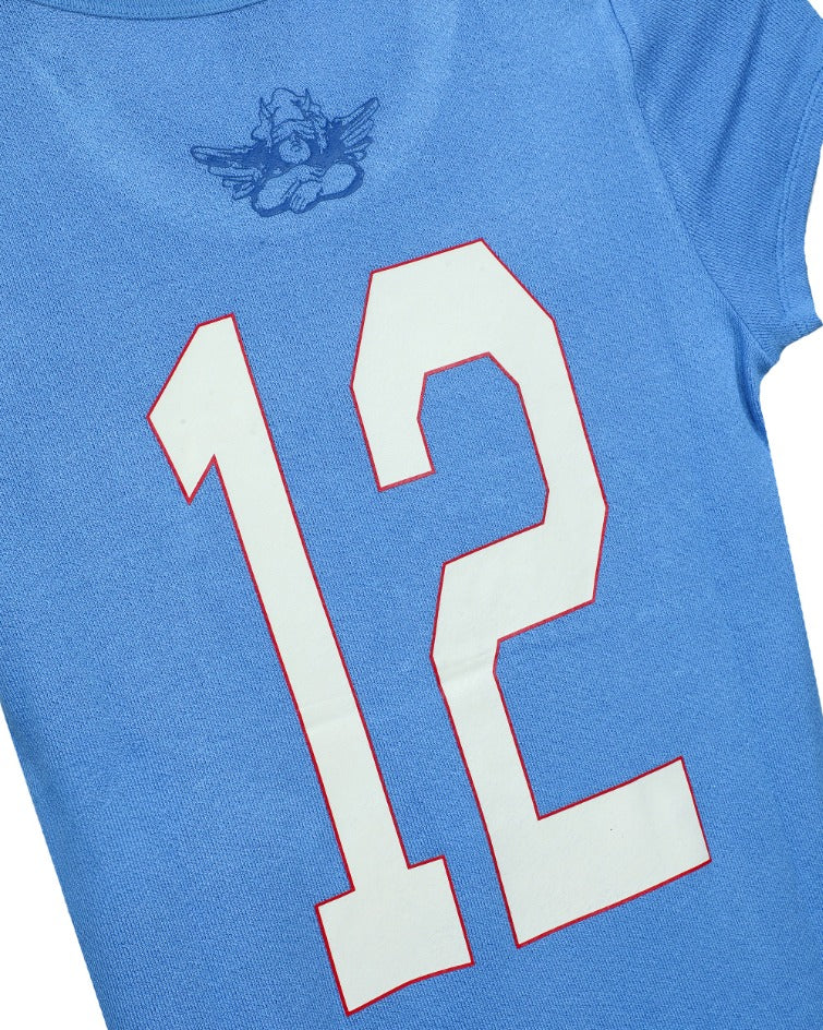 Boys Lie Sporting Blues Baby Tee